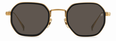 Men David Beckham Sunglasses: DB 1097/S - Matte Gold Black- SpecSMART Eye Clinic (Front View)